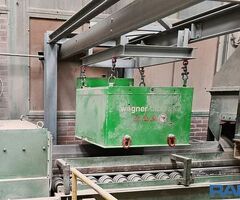 Elektro-Aushebemagnet mit Hängebahn