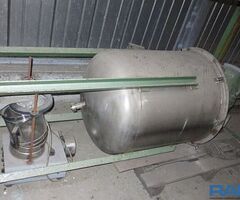 Stirring tank 150 l, made of stainless steel (V2A)