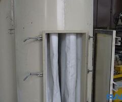 Dust filter with 25 m² filter area